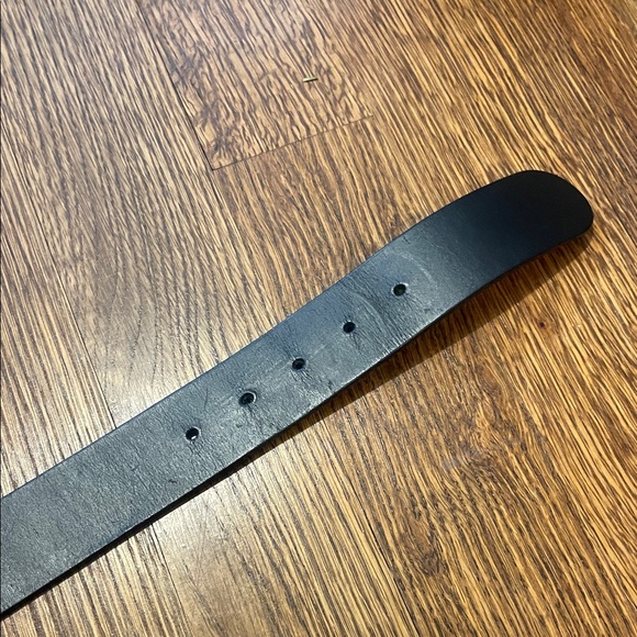 Black Belt with Gold and Silver Buckle - Picture 3 of 8